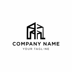 Modern Abstract Building Logo Design.