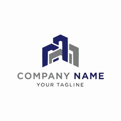 Modern Abstract Building Logo Design.