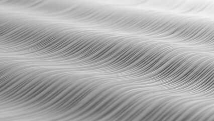 A grayscale image of wavy lines creating a textured pattern