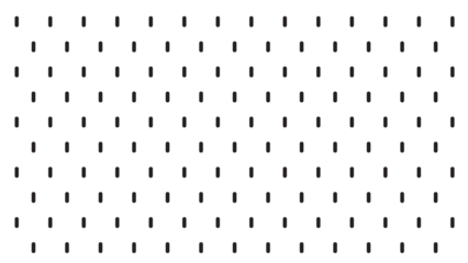 Simple staggered pattern of short vertical black dashes on a white background