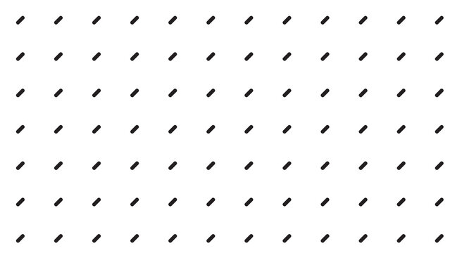 Geometric grid pattern of short diagonal black strokes for modern minimalist design