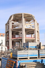 Reste des ehemaligen Wasserturms in Zandvoort in den Niederlanden	