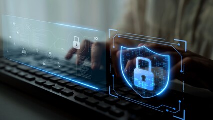 Cyber security protection and cyber security strategies against cyber threats, system hacks,...