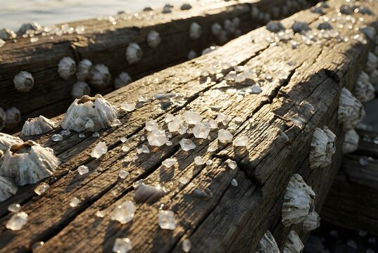 Weathered Wood and Sea-Salt Textures