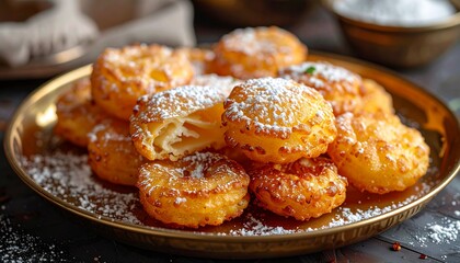 Karnataka Chiroti Close-Up. Traditional Indian Food