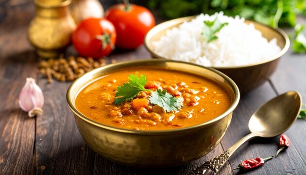 Karnataka Mysore Rasam. Traditional Indian Food