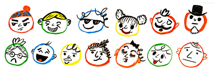 Doodle Rock Punk Tattoo Icons emo Set – Grunge Y2K Vector Elements	