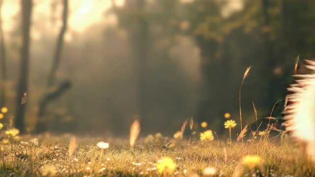 Video A quill-backed mammal moves through a lush meadow, its spikes glistening in the sunlight