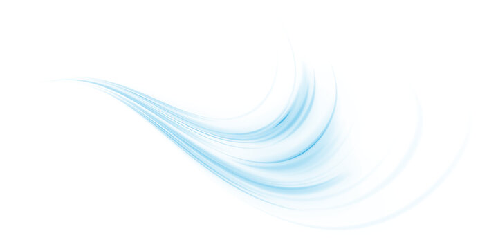 cool airflow effect with light blue waves and dynamic motion, representing fresh wind, filtration, and purification. Perfect for air conditioners, ventilation, speed, and futuristic design concepts.