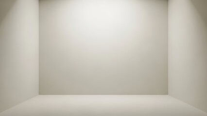 a white room with a bright light shining down on the wall and floor empty space high quality professional detailed modern