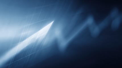 growth stock market graph of business investment, rising arrow, financial success and expansion strategy