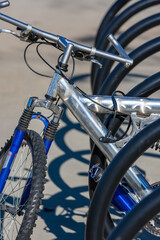 Morning Stillness: A Bicycle Pauses in the Heart of the City