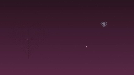 Valentines day fireworks display with heart shapes lighting up the night sky celebrating love and romance in a festive atmosphere