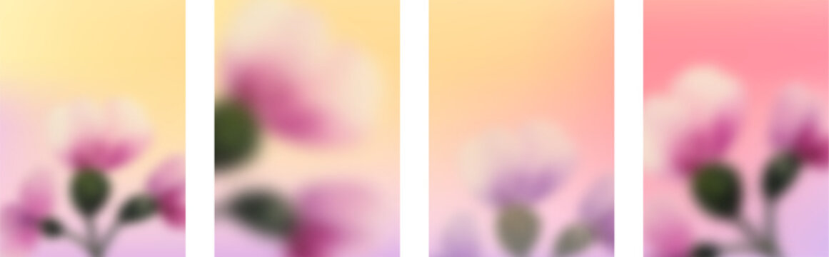 Spring bloom gradient cover.