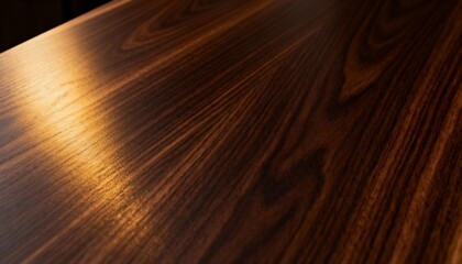 Dark wood surface, wenge texture, deep brown and chocolate tones, elegant style, soft lighting, realism, high resolution, seamless texture