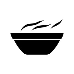 Plate icon. Black silhouette. Front and side view. Vector simple flat graphic illustration. Isolated object on a white background.