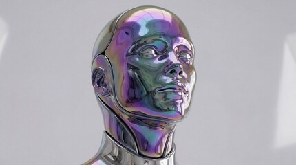 Iridescent Synthetic Human