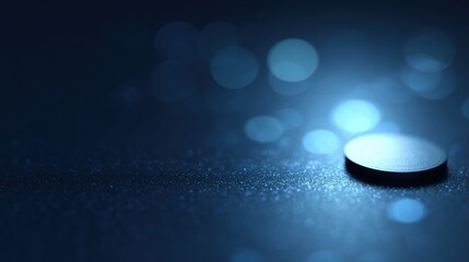 cryptocurrency concept abstract coin glow