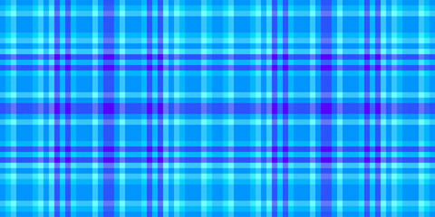 40s texture textile fabric, king check vector pattern. Trend seamless plaid tartan background in bright and teal colors.