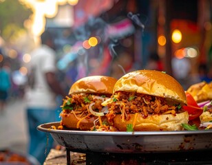street food Vada Pav 