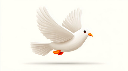 Easter celebration with peaceful dove symbolizing hope and tranquility
