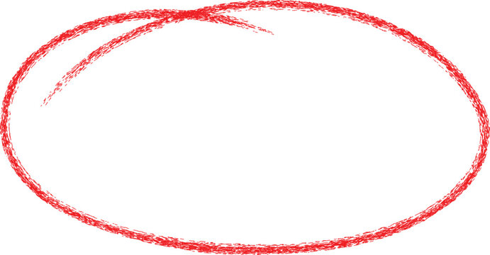 hand drawing different circles isolated on the transparent background, Handwritten red circle. For marking text, numbers, marker pen, pencil, hand-drawn doodle grunge circle highlights