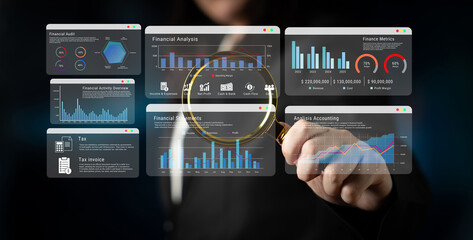 Financial dashboard improves data analytics reporting, performance tracking, and strategic decision making Parse