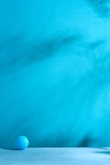 Minimalistic abstract light blue background with soft shadow