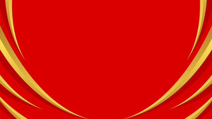 Elegant red abstract background with gentle wave motion and empty space for text.