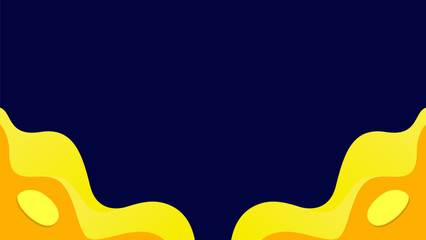 Dark abstract background with flowing yellow organic shapes.