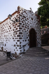 Ermita de la Inmaculada Concepcion chapel stands on Plaza de Masca in Masca village, Tenerife, Canary Islands, Spain.