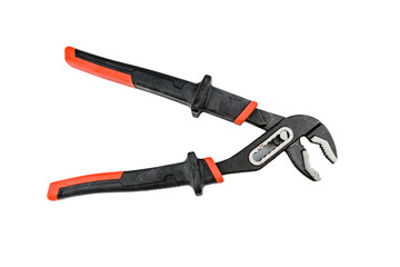 Obraz premium Adjustable water pump pliers isolated on a white background