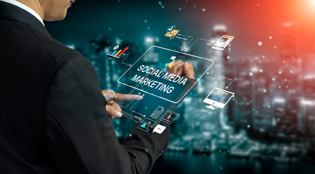 Social media marketing strategy with engagement metrics. Social marketing boosts media visibility. Social media marketing drives traffic. Social media marketing increases engagement. Spline - Powered by Adobe