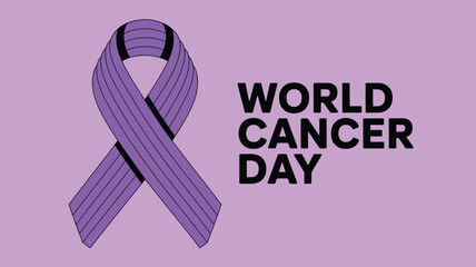 Celebrate world cancer day Vector
