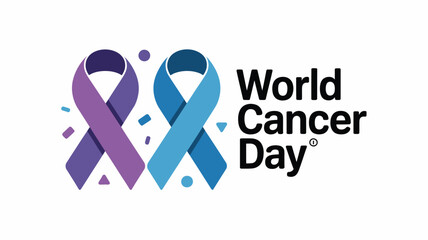 Celebrating world cancer day Vector