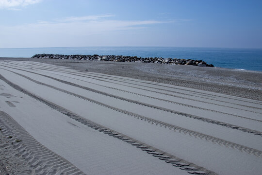 Segni sulla spiaggia