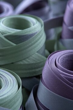 The basis for innovative software for the weaving industry and the development of new fabrics and sewing accessories in offering in lilac, Shale Green and Amethyst Orchid colors pantone 2026
