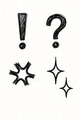 question mark and exclamation mark