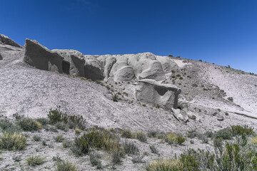 Hongos Blancos de Tocota, strange geological formations
