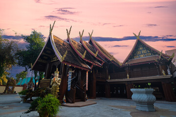 CHIANG MAI THAILAND&ndash; 13 Jan 2026 The newly completed golden Buddha at Wat Sri Don Moon Temple famous place in Chiang-Mai, Thailand