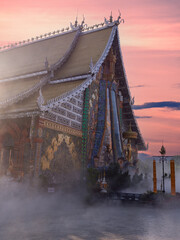 CHIANG MAI THAILAND&ndash; 13 Jan 2026 The newly completed golden Buddha at Wat Sri Don Moon Temple famous place in Chiang-Mai, Thailand