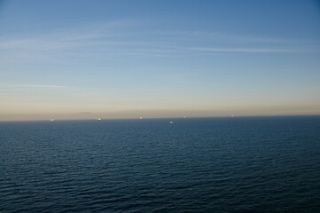 a foggy Mexican coast