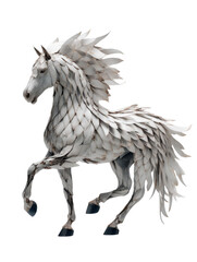  Majestic Horse Sculpture: Capturing the beauty of a sculpted horse with intricate details. A work of art that evokes elegance and power.