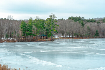  a winters day at  barrett park