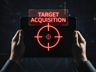 Business high level planning concept target acquisition focus