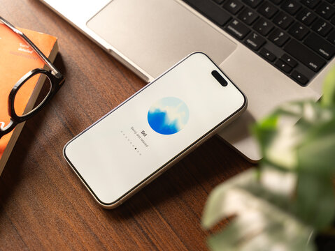 ChatGPT logo is displayed on the screen of a smartphone, in Bangalore, India, on January 14, 2026