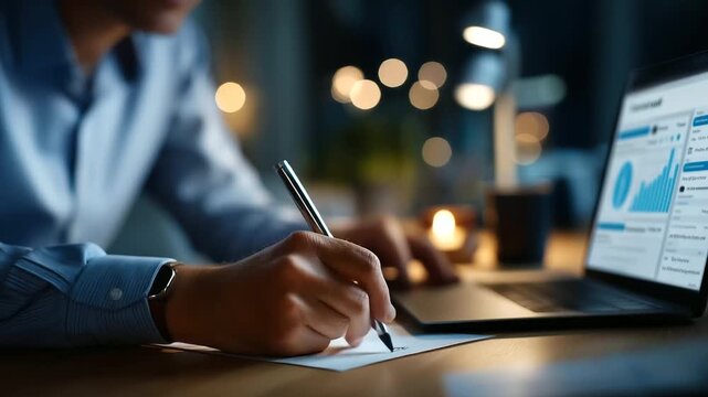 Professional using stylus on AI time management interface productivity visualization smart scheduling dashboard task automation system goal tracking platform workflow