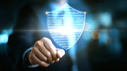 AI powered threat detection interface with warning indicators and shield icon digital security system data breach prevention cyber risk management platform automated security - Powered by Adobe