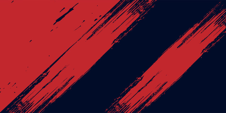 Black and red abstract grunge background with halftone style modern arts grunge sport. eps 10