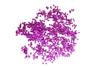 Scattered Purple Sequins